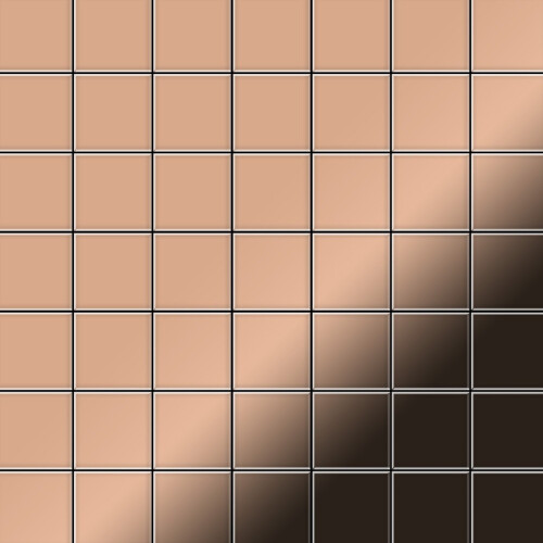 Metal Mosaic Tile Copper mill copper 1.6mm Attica-CM
