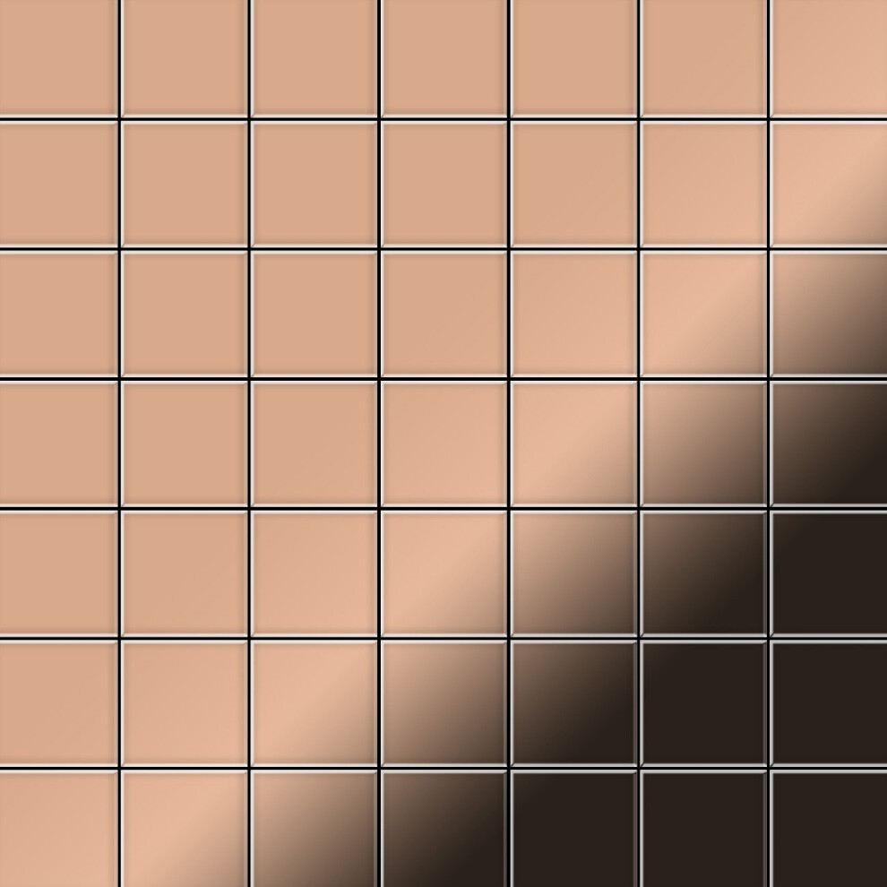 Metal Mosaic Tile Copper Mill Copper 1.6Mm Attica-Cm 4250691726093