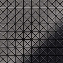 Metal Mosaic Tile Titanium Smoke mirror dark grey 1.6mm Deco-Ti-SM