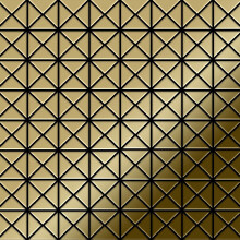 Metal Mosaic Tile Titanium Gold mirror gold 1.6mm Deco-Ti-GM