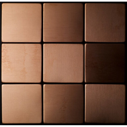Metal Mosaic Tile Copper mill copper 1.6mm Attica-CM 2