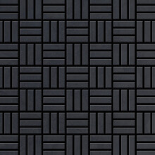Metal Mosaic Tile Raw Steel mill grey 1.6mm Basketweave-RS