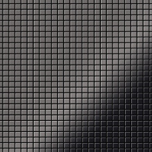 Metal Mosaic Tile Titanium Smoke mirror dark grey 1.6mm Glomesh-Ti-SM