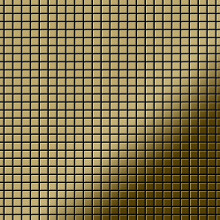Metal Mosaic Tile Titanium Gold mirror gold 1.6mm Glomesh-Ti-GM