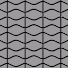 Metal Mosaic Tile Stainless Steel matt grey 1.6mm Kismet & Karma-S-S-MA
