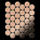 Metal Mosaic Tile Copper mill copper 1.6mm Dome-CM 2