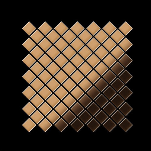 Metal Mosaic Tile Copper mill copper 1.6mm Diamond-CM 1