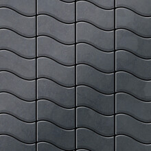 Metal Mosaic Tile Raw Steel mill grey 1.6mm Flux-RS