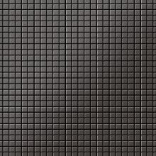 Metal Mosaic Tile Titanium Smoke brushed dark grey 1.6mm Glomesh-Ti-SB