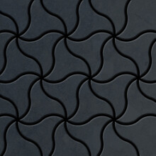 Metal Mosaic Tile Raw Steel mill grey 1.6mm Ninja-RS