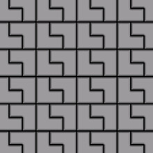 Metal Mosaic Tile Stainless Steel matt grey 1.6mm Kink-S-S-MA