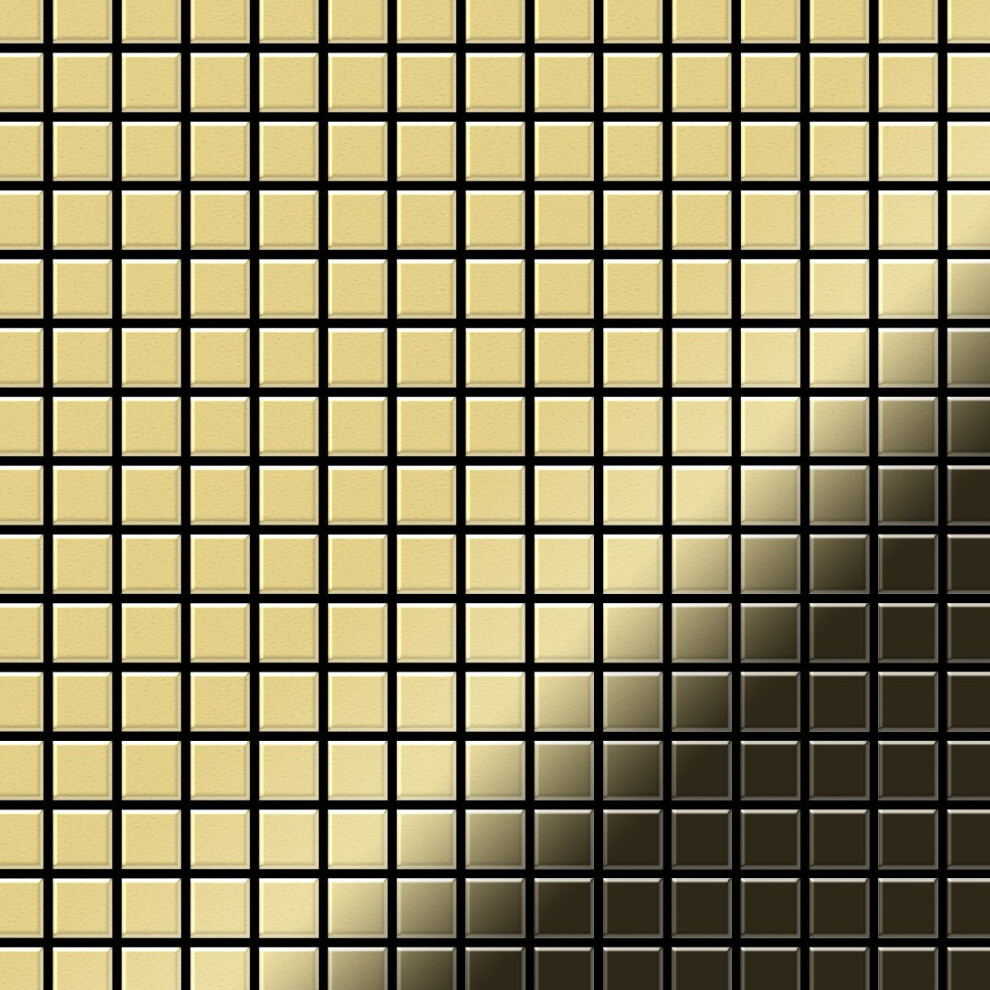 Metal Mosaic Tile Brass Mill Gold 1.6Mm Mosaic-Bm 4250691729469