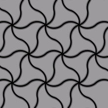 Metal Mosaic Tile Stainless Steel matt grey 1.6mm Ninja-S-S-MA
