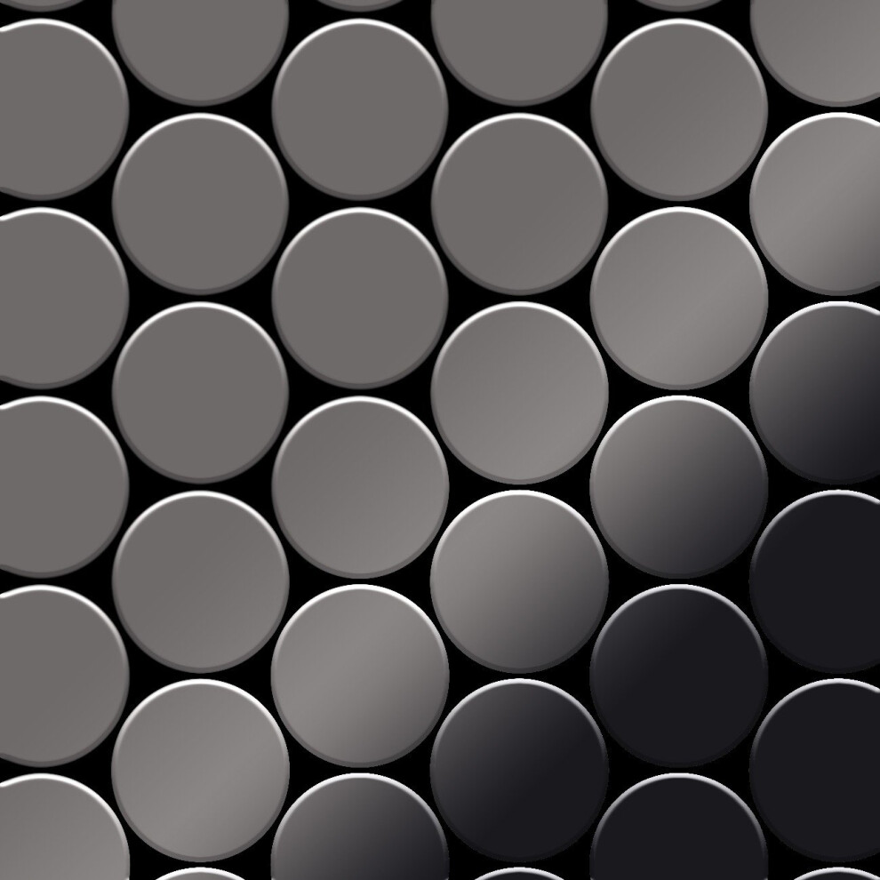 Metal Mosaic Tile Titanium Smoke Mirror 1.6Mm Medallion-Ti-Sm 4250691729308