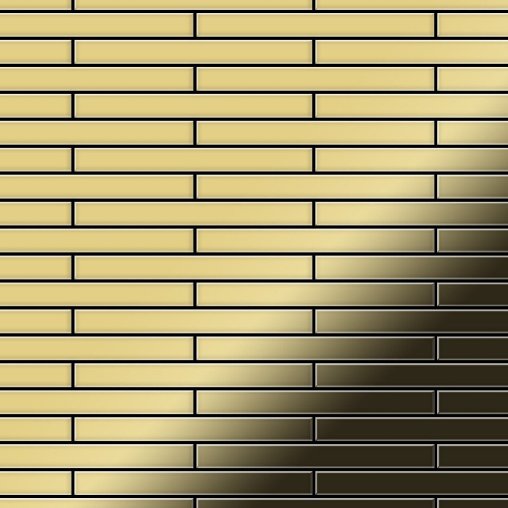 Metal Mosaic Tile Brass Mill Gold 1.6Mm Deedee-Bm 4250691727229