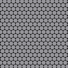 Metal Mosaic Tile Stainless Steel matt grey 1.6mm Penny-S-S-MA