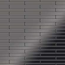 Metal Mosaic Tile Titanium Smoke mirror dark grey 1.6mm Deedee-Ti-SM