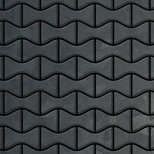 Metal Mosaic Tile Raw Steel mill grey 1.6mm Kismet-RS