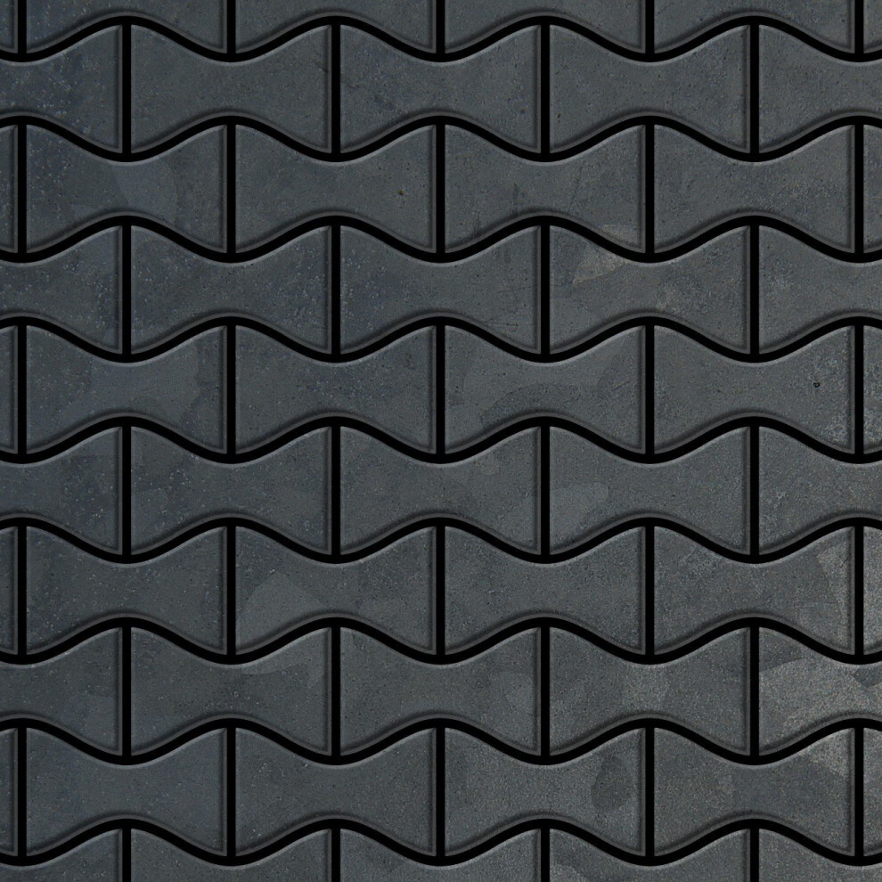 Metal Mosaic Tile Raw Steel Mill Grey 1.6Mm Kismet-Rs 4250691728912