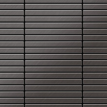 Metal Mosaic Tile Titanium Smoke brushed dark grey 1.6mm Linear-Ti-SB