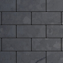 Metal Mosaic Tile Raw Steel mill grey 1.6mm Subway-RS