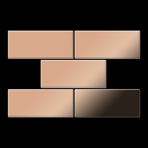 Metal Mosaic Tile Copper mill copper 1.6mm Subway-CM 1