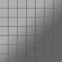 Metal Mosaic Tile Stainless Steel marine brushed grey 1.6mm Attica-S-S-MB
