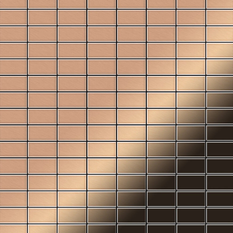 Metal Mosaic Tile Copper Mill Copper 1.6Mm Bauhaus-Cm 4250691726512