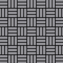 Metal Mosaic Tile Stainless Steel matt grey 1.6mm Basketweave-S-S-MA
