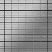 Metal Mosaic Tile Stainless Steel marine brushed grey 1.6mm Cabin-S-S-MB