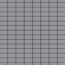 Metal Mosaic Tile Stainless Steel matt grey 1.6mm Bauhaus-S-S-MA