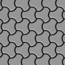 Metal Mosaic Tile Stainless Steel matt grey 1.6mm Ubiquity-S-S-MA