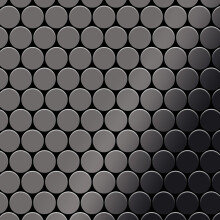 Metal Mosaic Tile Titanium Smoke mirror dark grey 1.6mm Dollar-Ti-SM