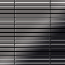 Metal Mosaic Tile Titanium Smoke mirror dark grey 1.6mm Linear-Ti-SM