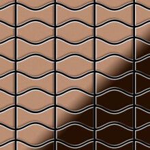 Metal Mosaic Tile Copper mill copper 1.6mm Kismet & Karma-CM