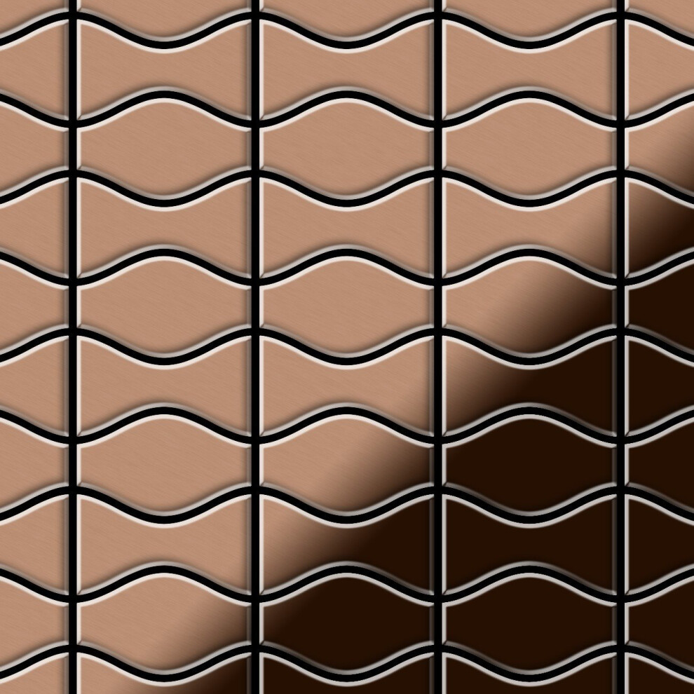 Metal Mosaic Tile Copper Mill Copper 1.6Mm Kismet & Karma-Cm 4250691729032