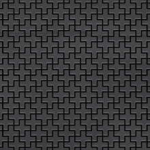 Metal Mosaic Tile Raw Steel mill grey 1.6mm Swiss Cross-RS