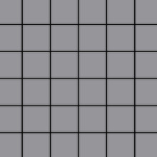 Metal Mosaic Tile Stainless Steel matt grey 1.6mm Cinquanta-S-S-MA