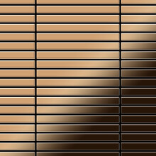 Metal Mosaic Tile Titanium Amber mirror copper 1.6mm Linear-Ti-AM
