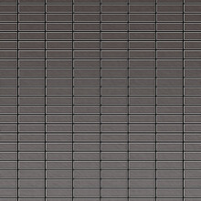 Metal Mosaic Tile Titanium Smoke brushed dark grey 1.6mm Cabin-Ti-SB