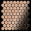 Metal Mosaic Tile Copper mill copper 1.6mm Dollar-CM 2
