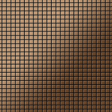 Metal Mosaic Tile Titanium Amber brushed copper 1.6mm Glomesh-Ti-AB