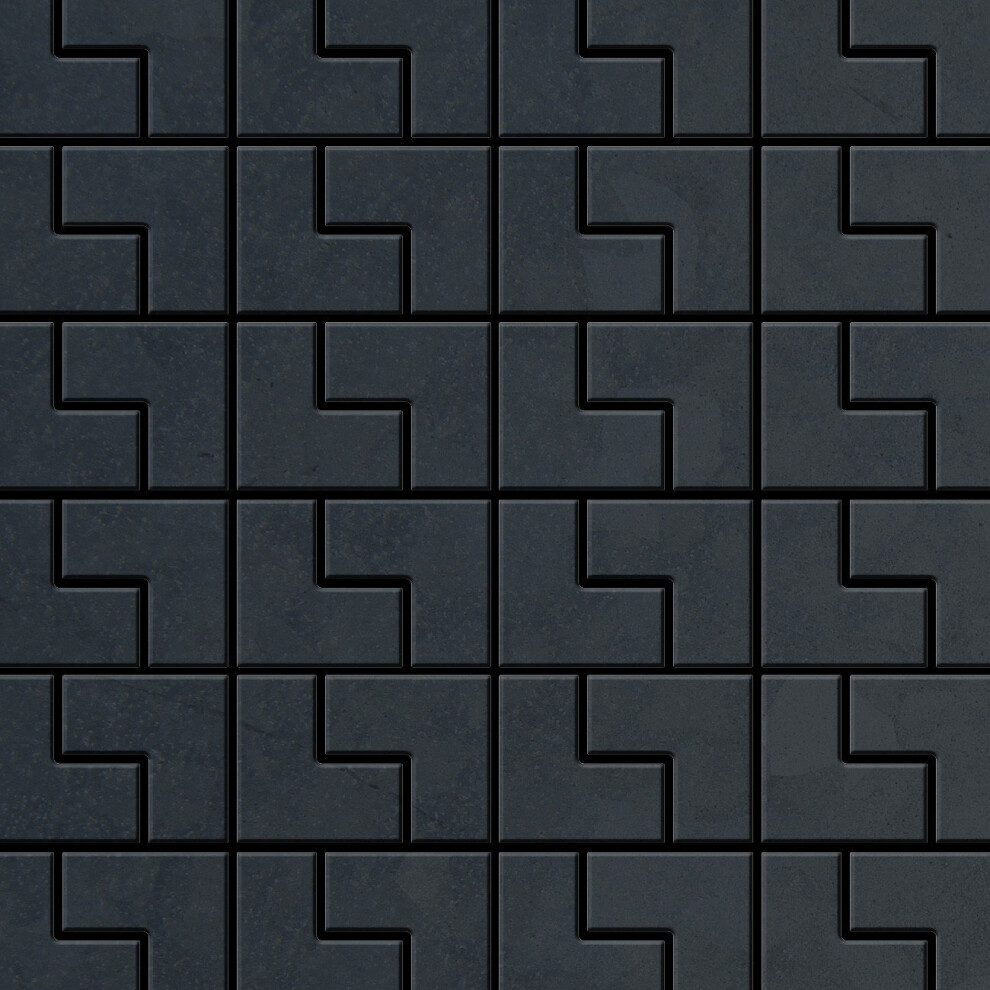 Metal Mosaic Tile Raw Steel Mill Grey 1.6Mm Kink-Rs 4250691728776
