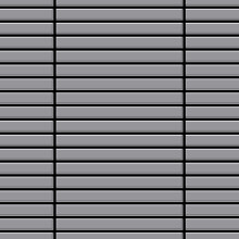 Metal Mosaic Tile Stainless Steel matt grey 1.6mm Linear-S-S-MA