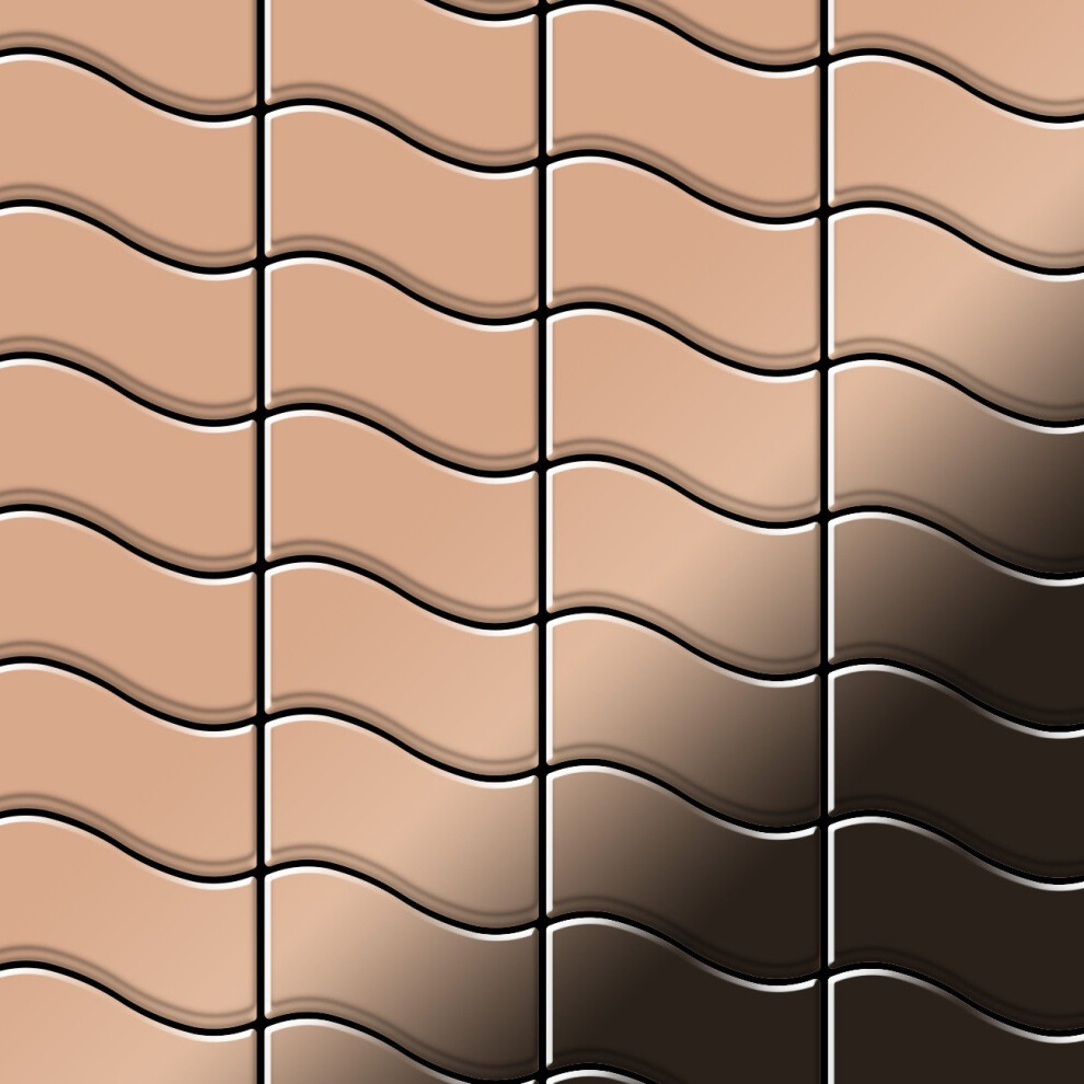 Metal Mosaic Tile Copper Mill Copper 1.6Mm Flux-Cm 4250691727779