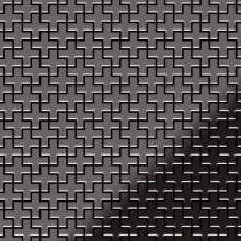 Metal Mosaic Tile Titanium Smoke mirror 1.6mm Swiss Cross-Ti-SM