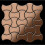 Metal Mosaic Tile Copper mill copper 1.6mm Infinit-CM 2