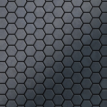 Metal Mosaic Tile Raw Steel mill grey 1.6mm Honey-RS