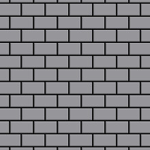 Metal Mosaic Tile Stainless Steel matt grey 1.6mm House-S-S-MA