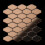 Metal Mosaic Tile Copper mill copper 1.6mm Karma-CM 2